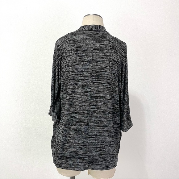 Aritzia- Wilfred Free Black Gray Marl Zlata Open Cardigan Size XS. - Picture 6 of 8